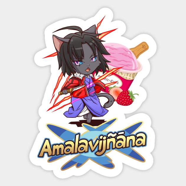 Mystic Paw Sticker by dewanata_18